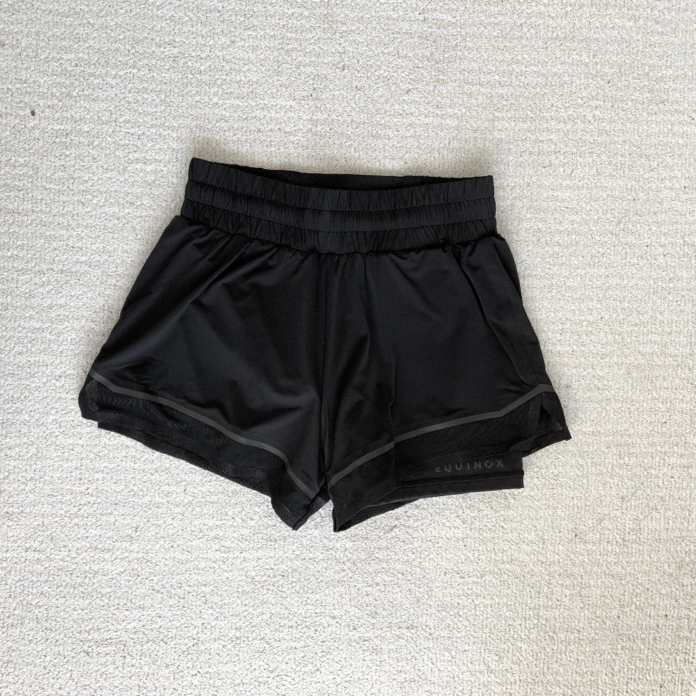 Black Equinox shorts, XS